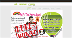 Desktop Screenshot of halsostudionskara.com